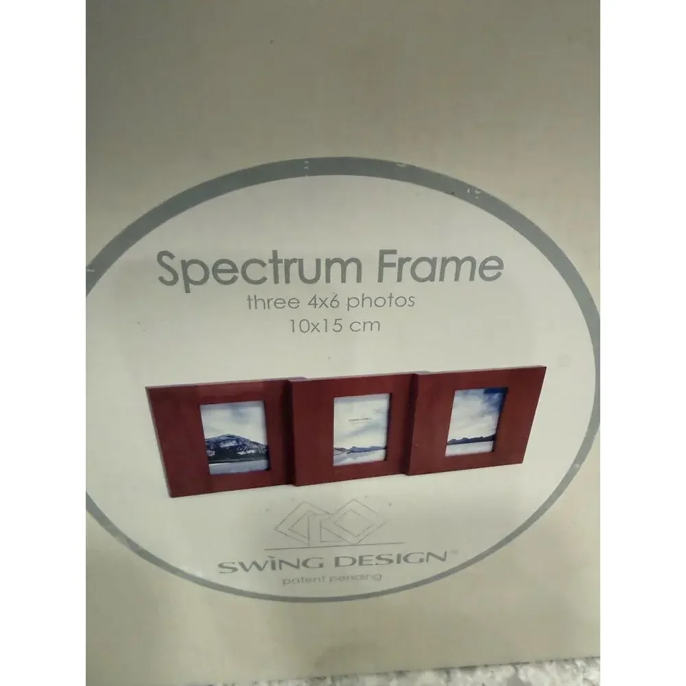 NEW Spectrum Frame Swing Pivot Design Frames 3 4x6 Frames in One